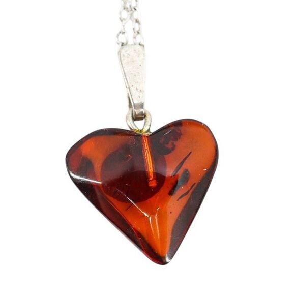 Lot Of 3 Stackable Sterling Silver Layered Necklace Set Labradorite Amber Boho - Picture 8 of 16